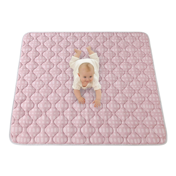 Hakuna Matte Krabbeldecke, Hygge, 1.27 x 1.27 m, Blush