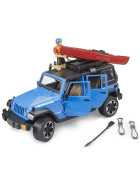 Bruder Jeep Wrangler Rubicon mit Kajak und Figur