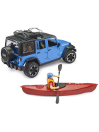 Bruder Jeep Wrangler Rubicon mit Kajak und Figur