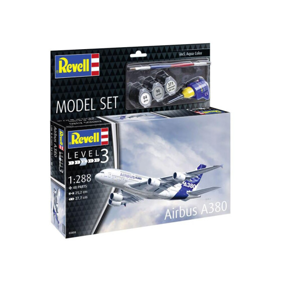 Modellflugzeug Bausatz-Set Airbus A380, 1:288