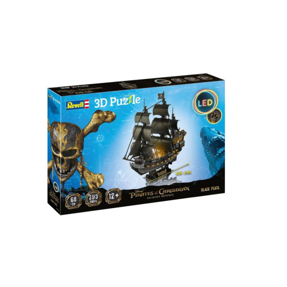 3D Puzzle Black Pearl LED