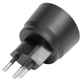 Steffen FIX Adapter Deutschland CEE7/7 - Schweiz T12, IP44