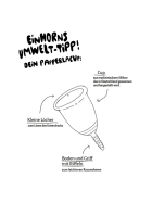 einhorn Menstruationstasse PapperlaCup Gr. S