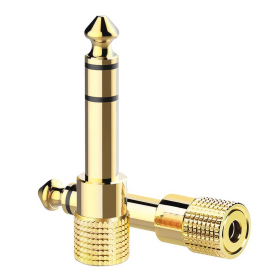 Jack (6.3 mm) Male zu Klinke (3.5 mm) Female Adapter,...