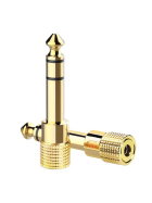 Jack (6.3 mm) Male zu Klinke (3.5 mm) Female Adapter, 2er-Set