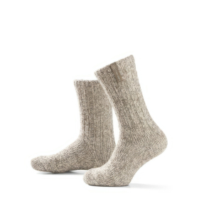 Beige Wolle Damensocken und Herrensocken Sleep Well,...