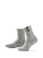 Graue Wolle Damensocken und Herrensocken Jet Black, Wadensocke, 42-46