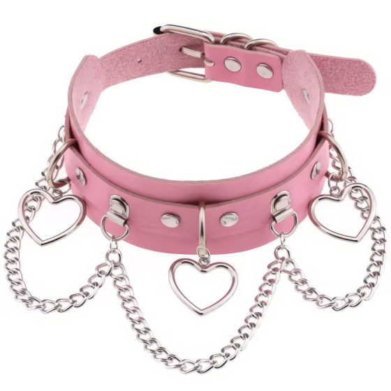 beKinky Halsband LovePain, pink