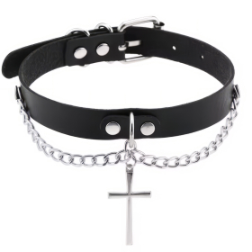 beKinky Halsband Sanctity, schwarz