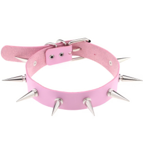 beKinky Halsband Spike, pink