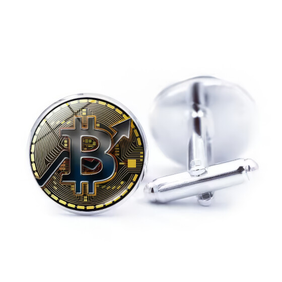 Bitcoin Logo 1 Manschettenknöpfe