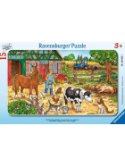 Puzzle Glückliches Bauernhofleben, 15 Teile