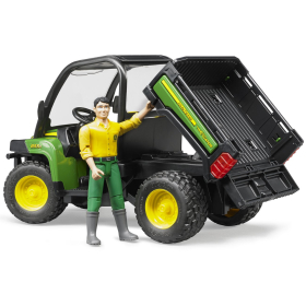 Bruder John Deere Gator XUV 855D mit Fahrer