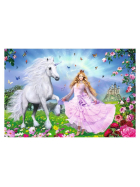 Puzzle Prinzessin der Einhörner, 100 Teile