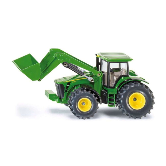 Siku John Deere mit Frontlader