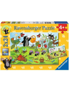 Puzzle Der Maulwurf im Garten, 2 x 24 Teile