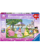 Puzzle Zauberhafte Prinzessinnen, 2 x 24 Teile