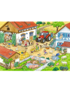 Puzzle Fröhliches Landleben, 2 x 24 Teile