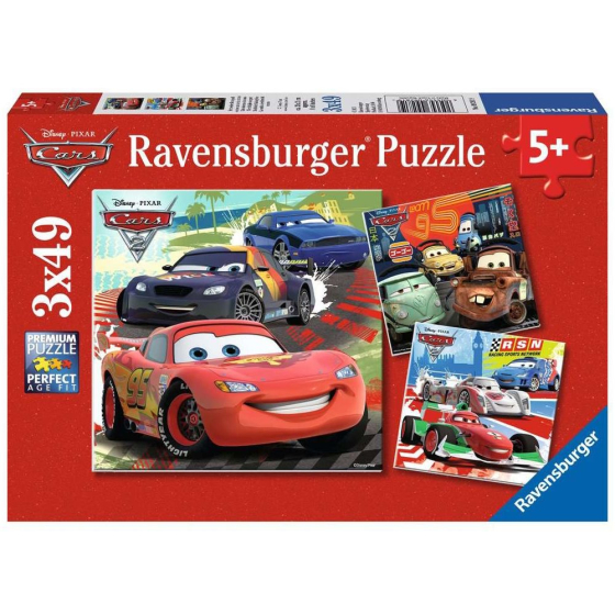 Puzzle Weltweiter Rennspass, 3 x 48 Teile