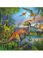 Puzzle Faszination Dinosaurier, 3 x 49 Teile