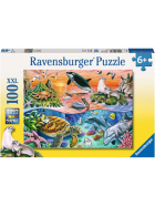 Puzzle Bunter Ozean, 100 Teile