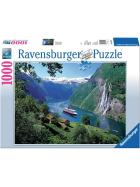 Puzzle Norwegischer Fjord, 1000 Teile