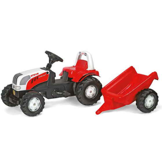 RollyToys Kid Steyr CVT 6190 mit Anhänger