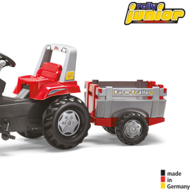 RollyToys Junior Trettraktor RT mit Farm-Trailer