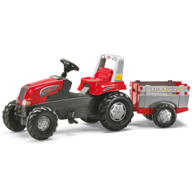 RollyToys Junior Trettraktor RT mit Farm-Trailer