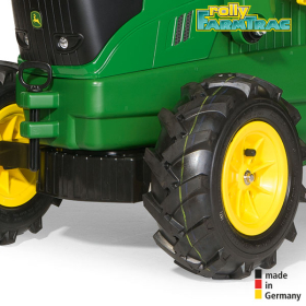 RollyToys Farmtrac Trettraktor John Deere 6210 R mit Frontlader & Luftreifen